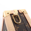 Secondhand Louis Vuitton x Takashi Murakami Mini Square Trunk Handbag in Brown M13127