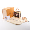 Secondhand Louis Vuitton x Takashi Murakami Mini Square Trunk Handbag in Brown M13127