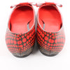 Louis Vuitton x Yayoi Kusama Bow 12 years Leather Polka Dot Ballet Flats in Red x Black, Size 38.5 EU Secondhand