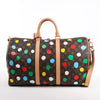 Louis Vuitton x Yayoi Kusama Monogram Keepall Bandouliere 45 Travel Bag M46377 Secondhand