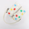 Louis Vuitton x Yayoi Kusama Square Bag Leather Handbag in White Secondhand