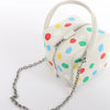 Louis Vuitton x Yayoi Kusama Square Bag Leather Handbag in White Secondhand