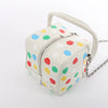 Louis Vuitton x Yayoi Kusama Square Bag Leather Handbag in White Secondhand