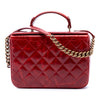 Chanel CC Quilted Glazed Calfskin Vanity Case Secondhand