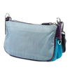 Prada Saffiano Trimmed Tessuto Front Pocket Zip Top Shoulder Bag Secondhand