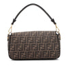 Fendi Medium Zucca Canvas Baguette Satchel Secondhand