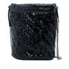 Gucci Small GG Marmont Sequined Diagonal Matelasse Calfskin Bucket Bag Secondhand