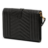 Saint Laurent Grain De Poudre Triquilt Monogram Envelope Clutch Secondhand
