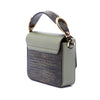 Chloé Mini Tricolor Croc Embossed Calfskin C Satchel Secondhand