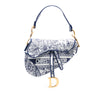 Dior Canvas Embroidered Toile de Jouy Saddle Bag Secondhand