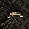 Fendi Small Zucchino Canvas F Charm Crossbody Secondhand