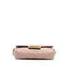 Secondhand Fendi Mini Zucca Embossed Leather Baguette Satchel