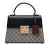 Gucci Small GG Supreme Padlock Satchel Secondhand