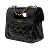 Chanel Mini Quilted Patent Graphic Catch Flap Secondhand