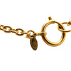 Secondhand Chanel Gold Plated Circle Logo Pendant Necklace