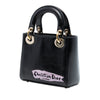 Dior Mini Calfskin Beaded Lady Dior Secondhand