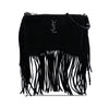 Saint Laurent Suede Monogram Fringe Crossbody Secondhand