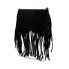Saint Laurent Suede Monogram Fringe Crossbody Secondhand