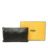 Fendi Embossed Leather FF 1974 Clutch Secondhand