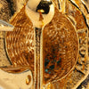 Secondhand Chanel Gold Plated CC Round Clip on Earrings