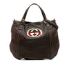 Gucci Medium Leather Web Britt Satchel Secondhand