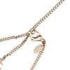 Chanel Gold Plated CC Rhinestone Pendant Necklace Secondhand