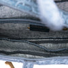 Dior Oblique Embroidered Denim Saddle Bag Secondhand