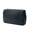Chanel CC Quilted Iridescent Calfskin Whipstitch Single Flap Secondhand