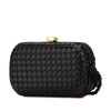 Secondhand Bottega Veneta Satin Intrecciato Tassel Knot Clutch