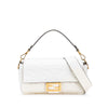 Fendi Zucca Embossed Leather Baguette Satchel Secondhand