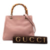 Gucci Small Calfskin Bamboo Shopper Satchel Secondhand