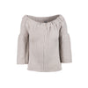 Secondhand Miu Miu Beige Sweater With Zipper - '00s