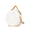 Secondhand Chanel Lambskin 19 Round Clutch with Chain