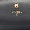 Chanel Chevron Mixed Leathers Boy Wallet on Chain Secondhand