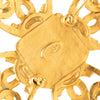 Chanel CC Gold Plated Gripoix Flower Pin Brooch Secondhand