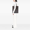 Bottega Veneta Intrecciato Trimmed Leather Oculus Tote Secondhand
