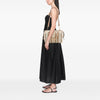 Burberry Suede Trimmed Canvas Nevinson Bowling Bag Secondhand