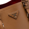 Prada Medium Saffiano Cuir Double Handle Satchel Secondhand