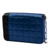 Chanel Mini Chocolate Bar Satin Shoulder Bag Secondhand
