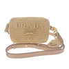 Prada Yarn Effect Raffia Crochet Brique Crossbody Secondhand