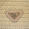 Prada Yarn Effect Raffia Crochet Brique Crossbody Secondhand