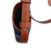 Celine Small Denim Cuir Triomphe Bucket Bag Secondhand