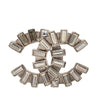 Chanel CC Brass Strass Baguette Brooch Secondhand