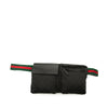 Gucci GG Canvas Web Double Pocket Belt Bag Secondhand