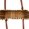 LOEWE Paulas Ibiza Small Raffia Anagram Square Basket Tote Secondhand