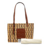 LOEWE Paulas Ibiza Small Raffia Anagram Square Basket Tote Secondhand