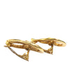 Chanel CC Gold Plated Teardrop Clip On Earrings Secondhand