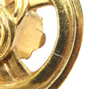 Chanel CC Gold Plated Teardrop Clip On Earrings Secondhand