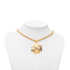 Chanel CC Gold Plated Flower Pendant Necklace Secondhand