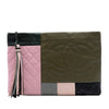 Chanel Large Lambskin Colorblock Patchwork O Case Secondhand